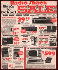 Vintage Radio Shack Sale Catalogs & Flyers