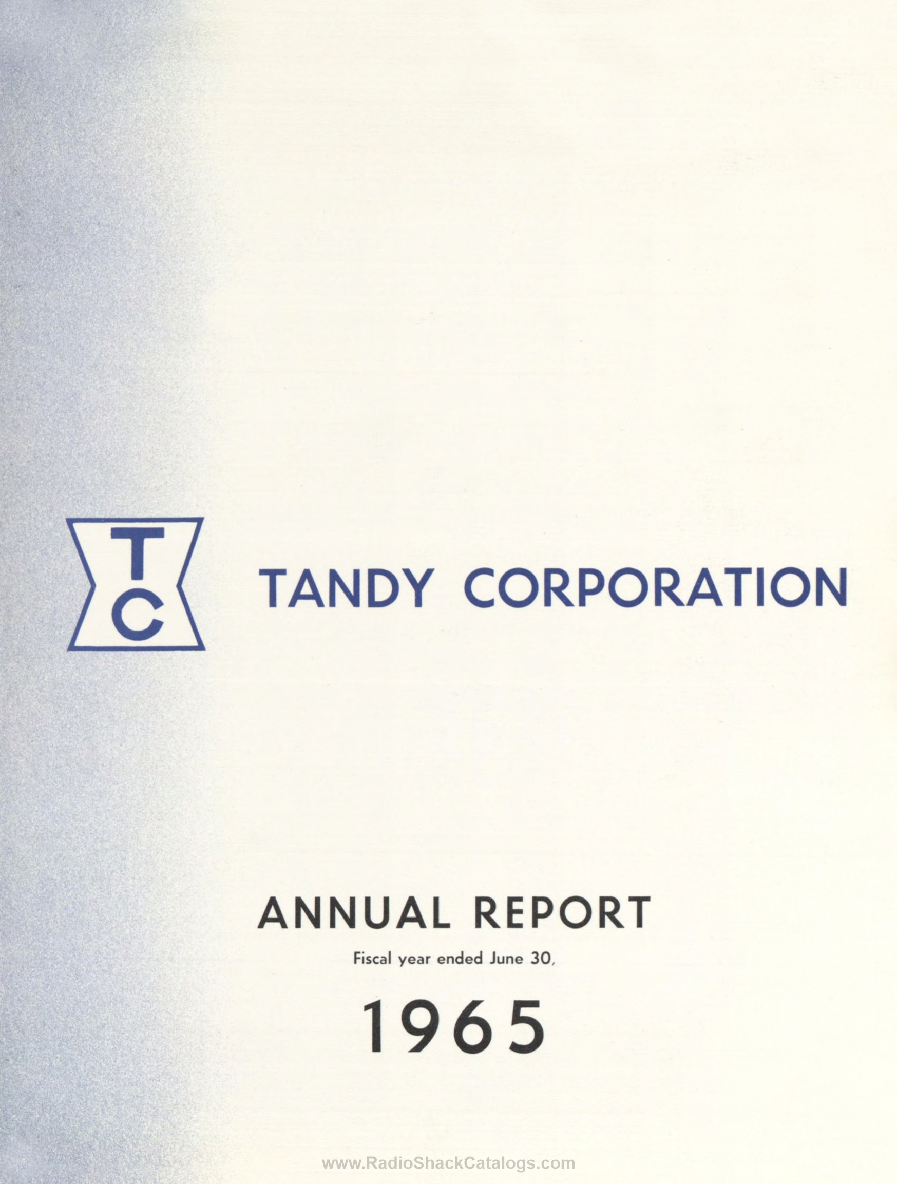 1965 Radio Shack & Tandy Corporation Annual Reports