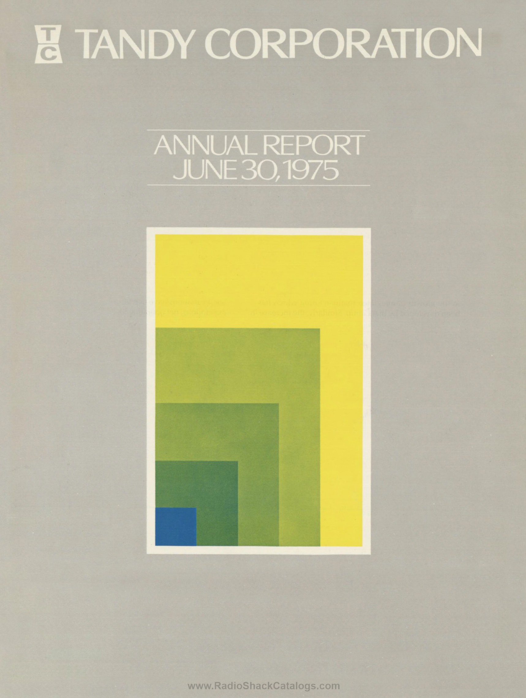 1975 Radio Shack & Tandy Corporation Annual Reports