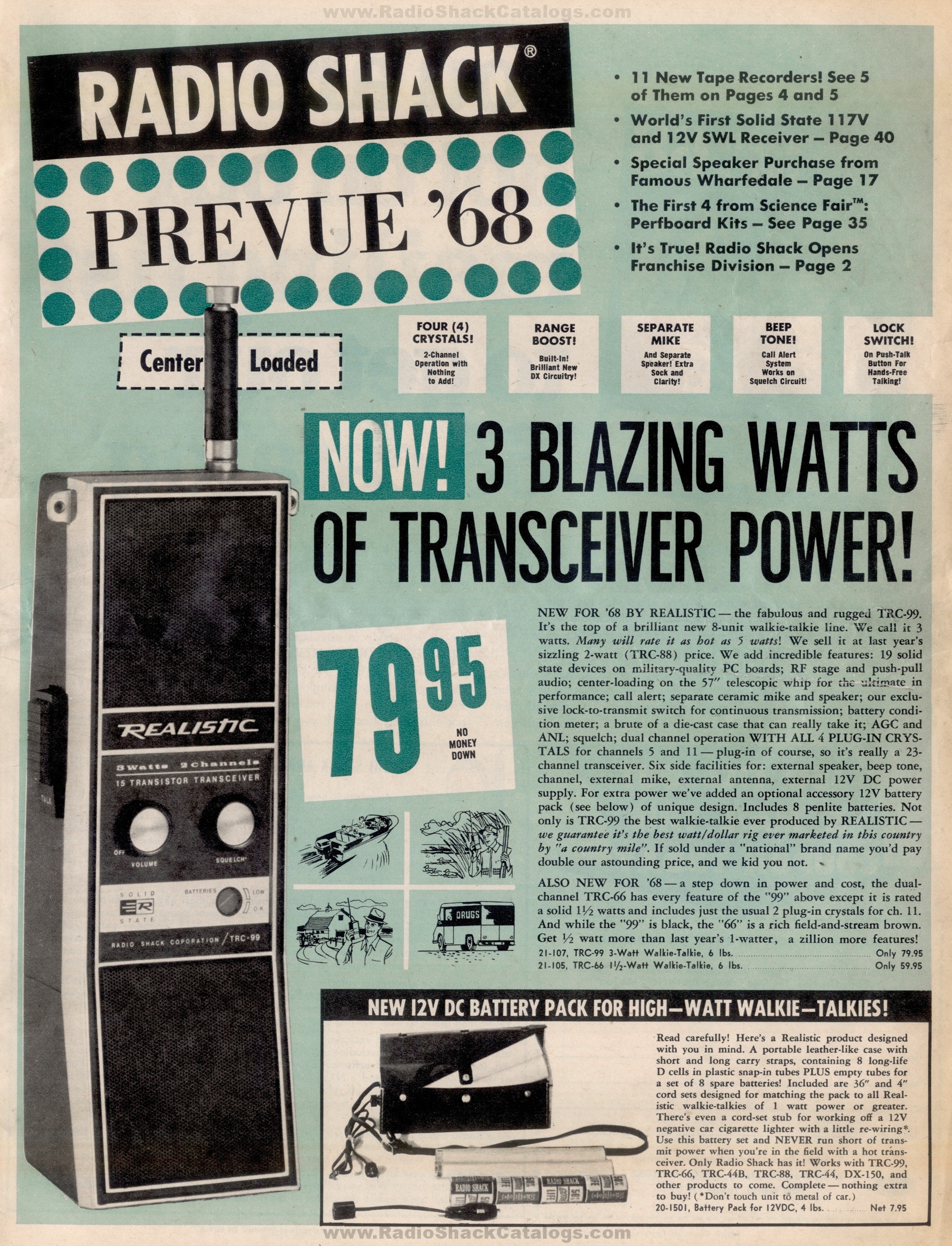 1968 Radio Shack Sale Catalog